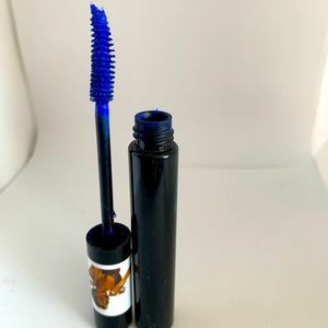 Electric blue mascara